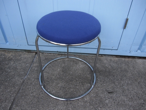 丸椅子　ブルー　φ350　H430
