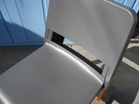 ＩＫＥＡ製チェア　4台セット　グレー　樹脂製　