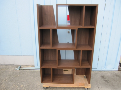 木製棚　650～910ｘ310ｘ1410