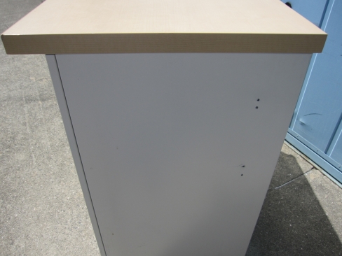 受付カウンター　ホワイト　木天板　1200ｘ500ｘ950