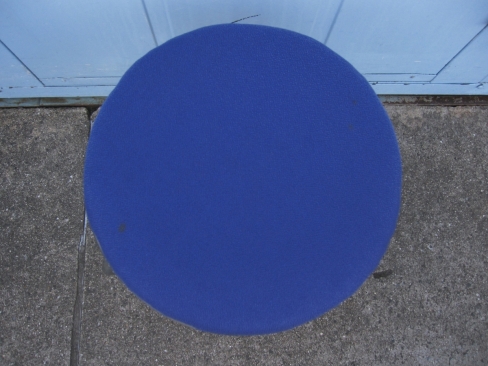 丸椅子　ブルー　φ350　H430