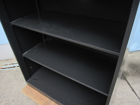 オープン書庫　天板付き　ブラック　900ｘ450ｘ1120　ウチダ製ＨＳ