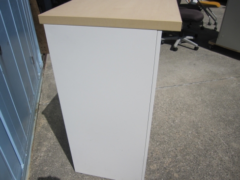 受付カウンター　ホワイト　木天板　1200ｘ500ｘ950