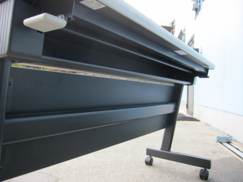 特価！　現状渡し　会議用テーブル　1200ｘ450ｘ700　ニューグレー　幕板付き　
