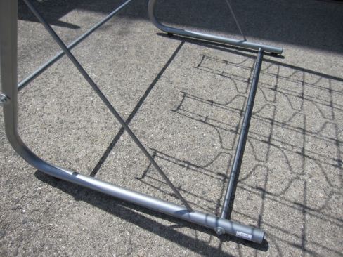 カタログスタンド　3列10段　シルバー　710ｘ500ｘ1370