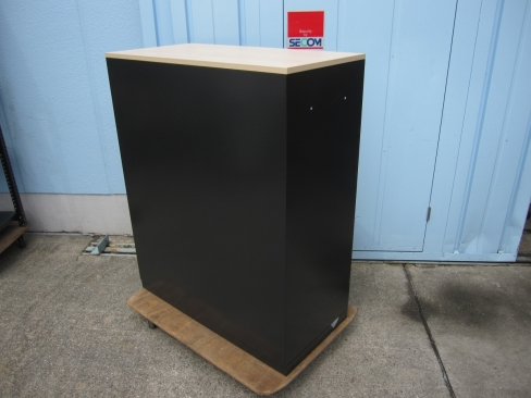オープン書庫　天板付き　ブラック　900ｘ450ｘ1120　ウチダ製ＨＳ
