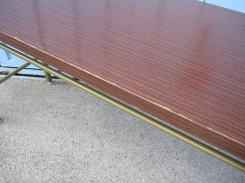 ジャンク品特価！　折りたたみテーブル　1800ｘ450　キズ多め