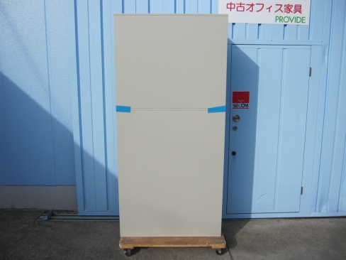 上下書庫セット　引違い/引違い　ニューグレー　鍵あり