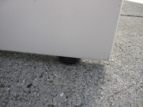 受付カウンター　ホワイト　木天板　1200ｘ500ｘ950