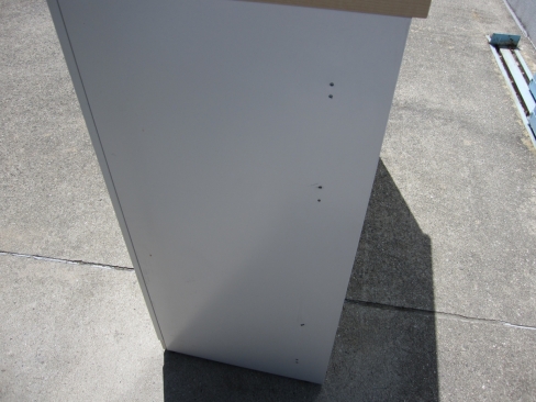 受付カウンター　ホワイト　木天板　1200ｘ500ｘ950