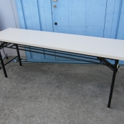 折りたたみテーブル　Ｗ1800　ホワイト