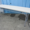 折りたたみテーブル　会議用テーブル　Ｗ1800　ホワイト