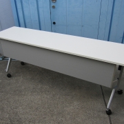 会議用テーブル　ホワイト　1800ｘ450　スタックテーブル