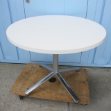 丸テーブル　ホワイト　φ900　