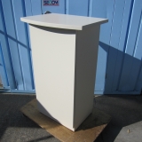 受付カウンター ホワイト 600x450x1000