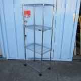 特価! メタルラック キャスター付き 多少サビあり 540x350x1500