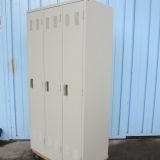 3人用ロッカー 鍵あり ニューグレー 900x515x1790