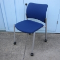 会議用チェア ブルー オカムラ製 8147AZ
