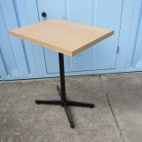 角テーブル 600x450x720 チーク カフェテーブル