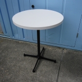 丸テーブル ホワイト φ600 H720