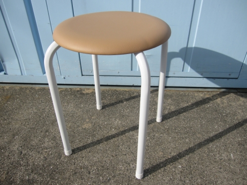 丸イス　ライトブラウン　φ380　H430　　