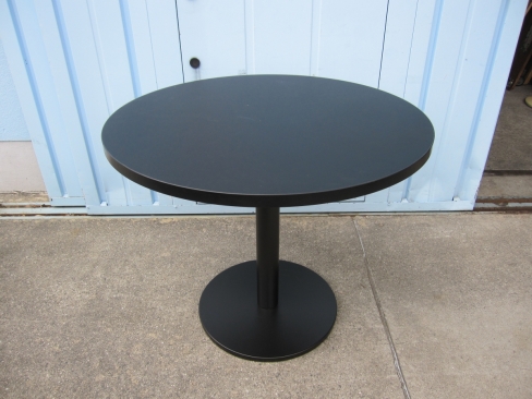 丸テーブル　ブラック　φ900　H730