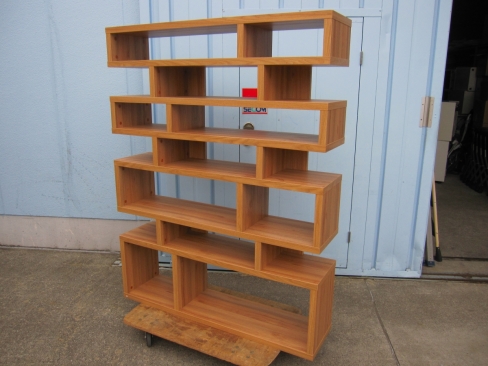 木製ラック　1200ｘ300ｘ1550　佐藤産業　ライクシェルフ