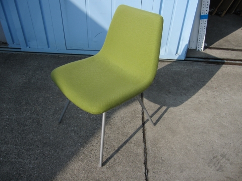 特価！　ミーティングチェア　ライトグリーン　４本脚　イトーキ製KJC-810C-Z5032