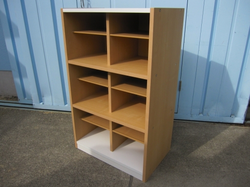 木製シューズボックス　２列３段　550ｘ350ｘ900