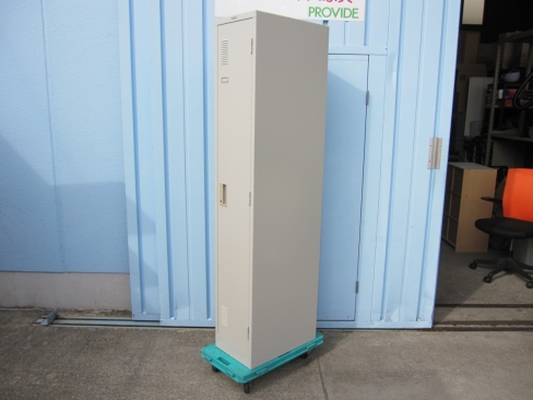 １人用ロッカー　ニューグレー　鍵あり　317ｘ515ｘ1790　ナイキ製