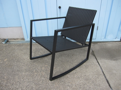 ロッキングチェア　580ｘ750ｘ780ｘSH380　ブラック