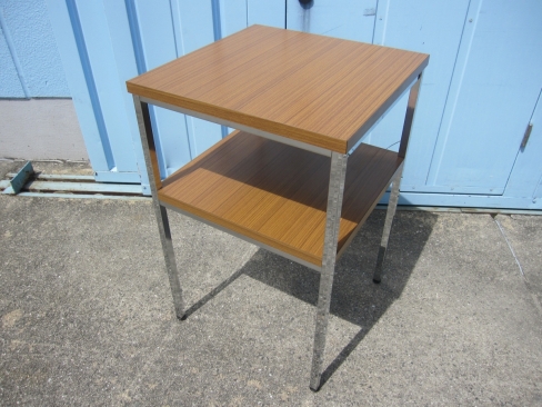 電話台　450ｘ450ｘ700　木目