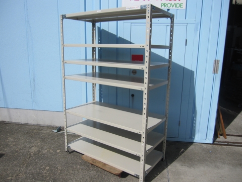 セミボルトレスラック　耐荷重150ｋｇ　1220ｘ610ｘ1810　ニューグレー