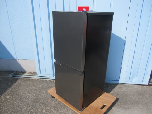 ２ドア冷蔵庫　2023年製　アクア　AQR-14N(S)　ブラック　495ｘ573ｘ1193
