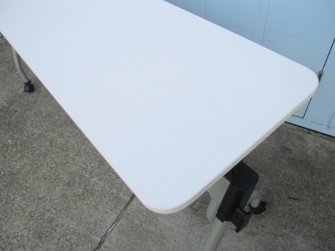 会議用テーブル　スタックテーブル　ホワイト　1500ｘ450ｘ720