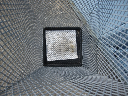 傘立て　210ｘ210ｘ440　シルバー