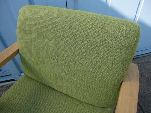 1人用ソファ　グリーン　610ｘ600ｘ700ｘＳＨ３９０