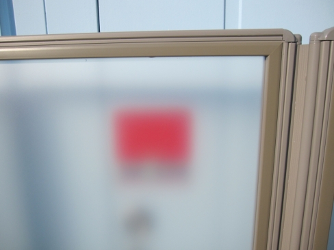 3連パーテーション　ライトグリーン　1850ｘ1500