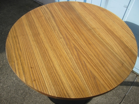 丸テーブル　φ800　H710　チーク