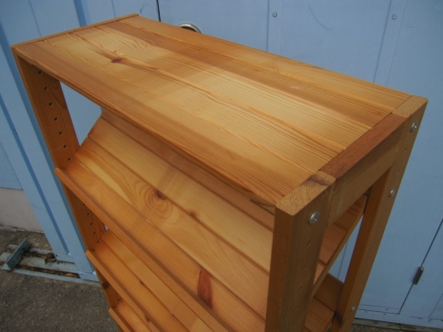 木製カタログスタンド　590ｘ250ｘ1190