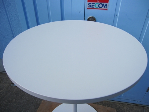 ハイテーブル　ホワイト　φ750　H1000　イトーキ製　TRAP-075C-W9