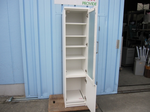 食器棚　ホワイト　405ｘ500ｘ1760