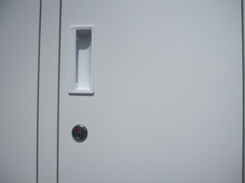 ６人用ロッカー　ホワイト　鍵あり　900ｘ515ｘ1790