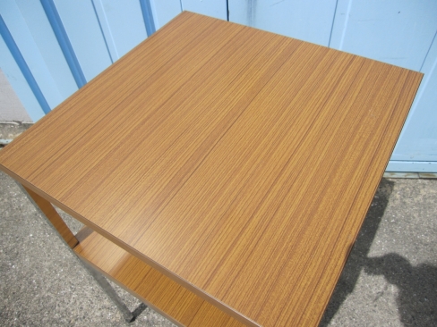 電話台　450ｘ450ｘ700　木目