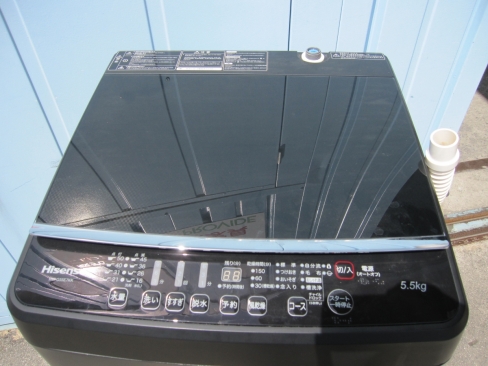 洗濯機　5.5ｋｇ　ハイセンス製　HW-G55E7KK　２０１９年製