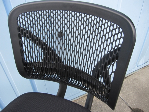 事務イス　ブラック　イナバ製イエラチェア　ローバック