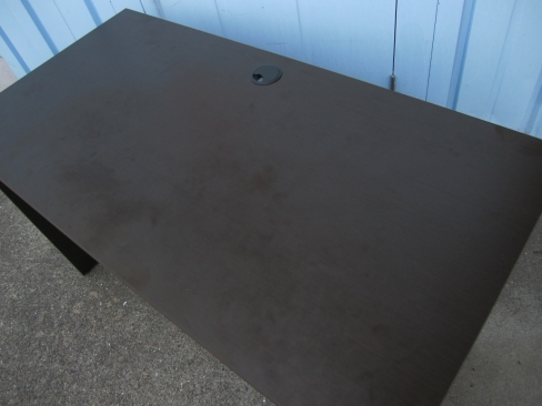 ワークデスク　木製　ダークブラウン　1200ｘ600ｘ700