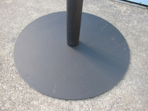 丸テーブル　木目チーク　φ600　H700　