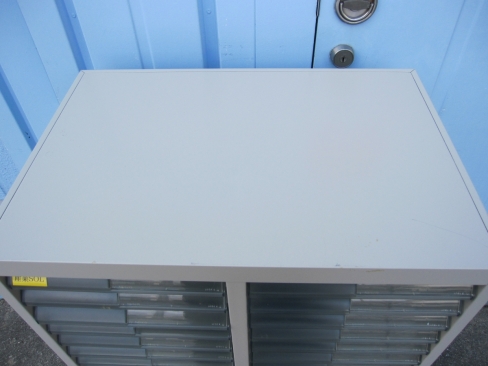 2列18段クリアケース　ニューグレー　590ｘ400ｘ880