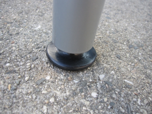 ワークデスク　会議テーブル　ホワイト　800ｘ600ｘ700　4本脚